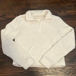 Aeropostle white sherpa top